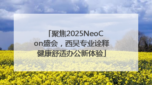 聚焦2025NeoCon盛会，西昊专业诠释健康舒适办公新体验