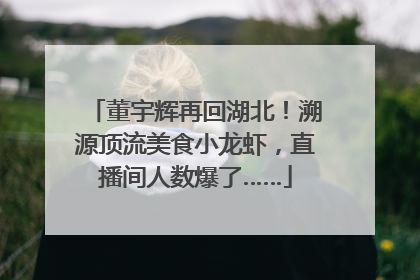 董宇辉再回湖北！溯源顶流美食小龙虾，直播间人数爆了……