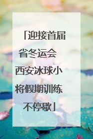 迎接首届省冬运会 西安冰球小将假期训练不停歇