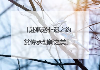 赴燕赵非遗之约 赏传承创新之美