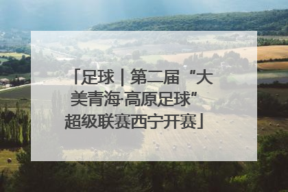 足球｜第二届“大美青海·高原足球”超级联赛西宁开赛