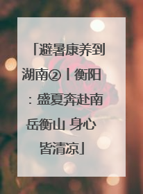 避暑康养到湖南②丨衡阳：盛夏奔赴南岳衡山 身心皆清凉