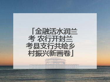 金融活水润兰考 农行开封兰考县支行共绘乡村振兴新画卷