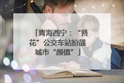 青海西宁：“簪花”公交车站扮靓城市“颜值”
