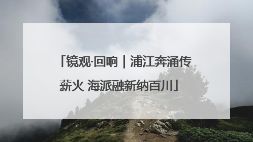 镜观·回响｜浦江奔涌传薪火 海派融新纳百川