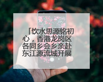 饮水思源铭初心，香港龙岗区各同乡会乡亲赴东江源流域开展国情研学活动