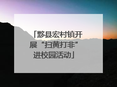 黟县宏村镇开展“扫黄打非”进校园活动