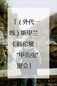 （外代一线）斯里兰卡科伦坡：“甲壳虫”聚会