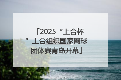 2025“上合杯”上合组织国家网球团体赛青岛开幕
