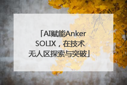 AI赋能Anker SOLIX，在技术无人区探索与突破
